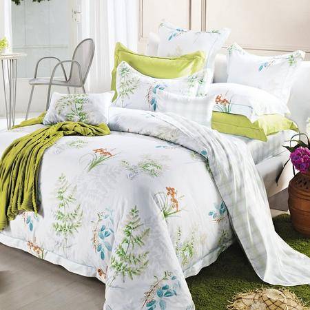 三夢家紡 60貢緞長絨棉 清宇四件套 200 230圖片大全 郵樂官方網(wǎng)站